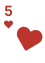 Five of Hearts